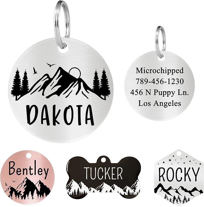 Ultra Joys Personalized Dog & Cat Tags by UltraJoys