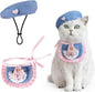 HOWWFALY Adorable Cat Princess Costume Blue Cat Beret by HOWWFALY