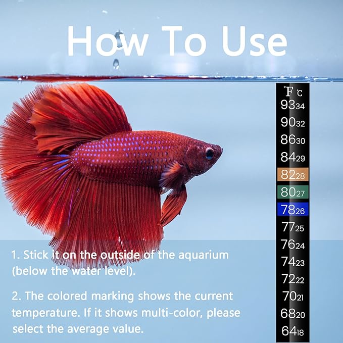 AQUANEAT Aquarium Heater, 25W Fish Tank Heater, Adjustable Submersible Water - Image 8