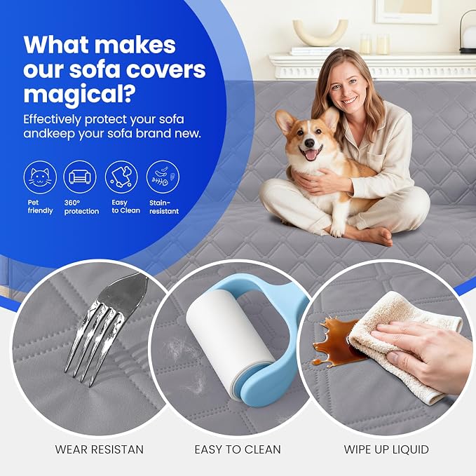 Waterproof Dog Blanket, Non-Slip Soft Pet Bed Cover, Couch Cover - Image 6