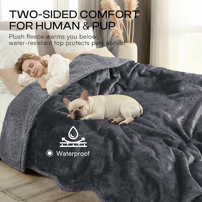 Luciphia Waterproof Pet Blankets, Liquid Pee Proof Dog Blanket - Image 5