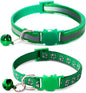 Green Breakaway Kitten Collar by HimyBB