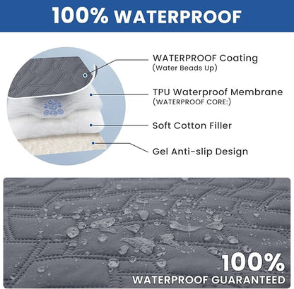 Waterproof Dog Bed Cover Pet Blanket, Soft Couch Cover - Image 2