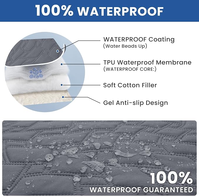 Waterproof Dog Bed Cover, Non-Slip Dog Blanket - Image 2