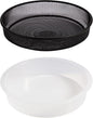 Plastic Round Bird Feeder Bowl and Metal Round Bird Feeder Tray, Wild Birds by Unknown