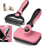 3PCS Self Cleaning Slicker Brush & Pet Grooming Rake & Flea Comb by Augwind