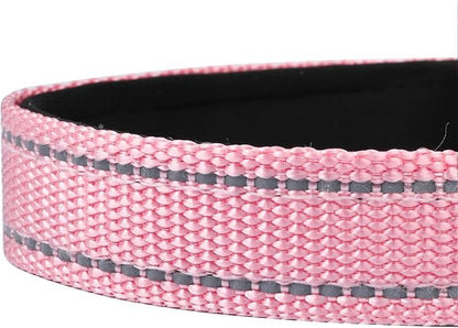 Reflective Dog Collar, Adjustable Soft Neoprene Padded Nylon Pet Collars - Image 5