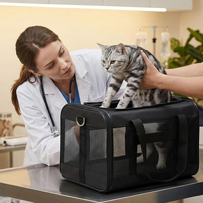 Cat Carrier Airline Approved, Soft-Sided Dog Carrier - Image 3