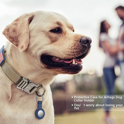 DAGANXI Tactical Dog Collar, Adjustable Military Training Nylon Dog Collar - Image 2