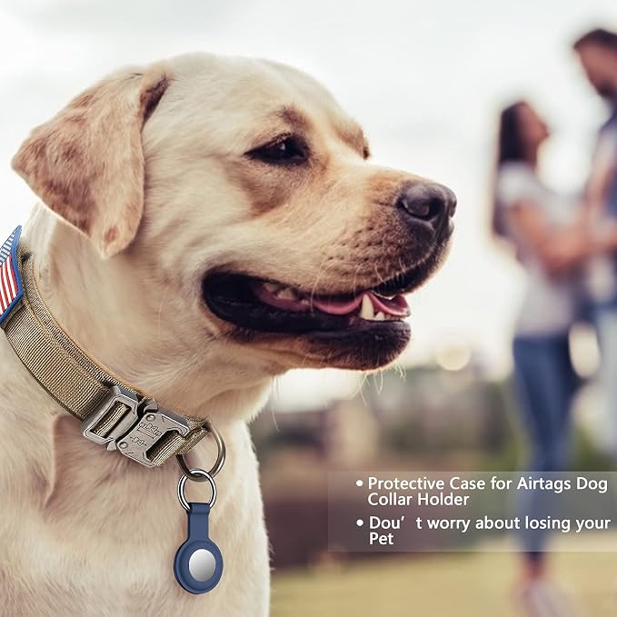 DAGANXI Tactical Dog Collar, Adjustable Military Training Nylon Dog Collar - Image 2