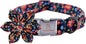 Lionheart Glory Cute Floral Pattern Pet Collar by LionheartGlory
