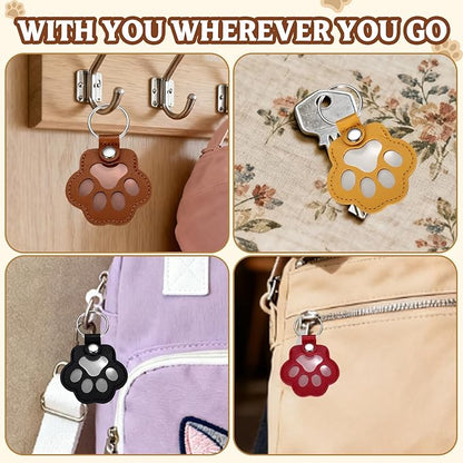 Custom Leather Pet Fur Keychain – Personalized Memorial Keepsake Keyring - Image 6
