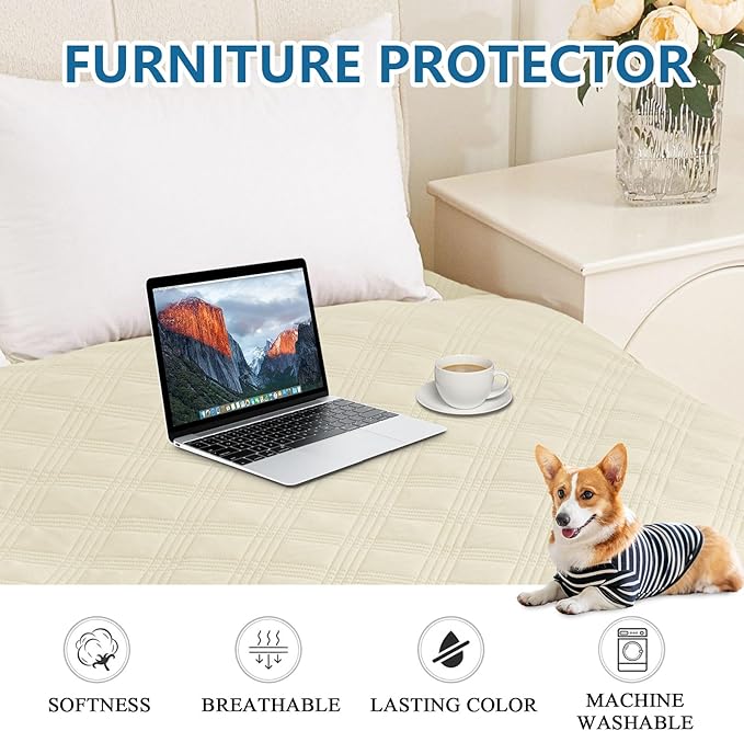 hyha Waterproof Dog Blanket, Reversible Pet Bed Blanket, Soft Sofa Couch Cover - Image 8