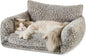 Hollypet Cat Bed Fluffy Plush Mutifuctional Double-Layer Soft Pet Couch by Hollypet