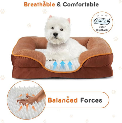 Sweetcrispy Orthopedic Dog Bed, XL Large Memory Foam Puppy Cat Bed - Image 4