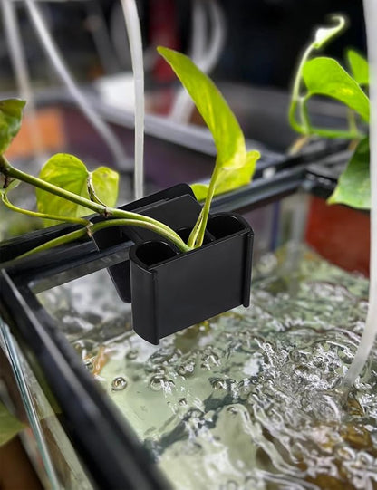 4 Pk Upgraded Aquarium Plant Holder, 3-Hole Hanging Aquarium Plant Holder - Image 7