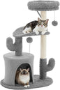 DUMOS 33-inch Cat Tree Tower for Indoor Cats, Small Cat Scratching Post by DumosLifestyle