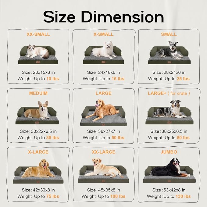 Small Dog Bed Orthopedic Washable Cat Bed Memory Foam Small Couch Sofa Indoor - Image 2