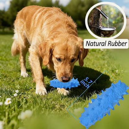 2 Pack Dog Toys for Aggressive Chewers, Tough Puppy Chew Toys Teething Bone for - Image 3