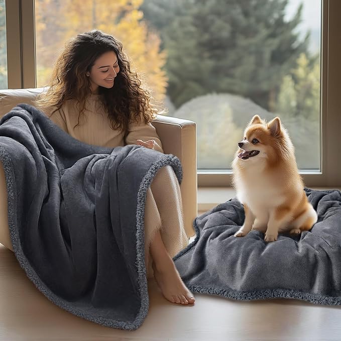 Luciphia Waterproof Pet Blankets, Liquid Pee Proof Dog Blanket - Image 9