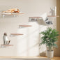Cat Wall Shelves, Solid Wood Cat Wall Furniture Set, by Sublimei