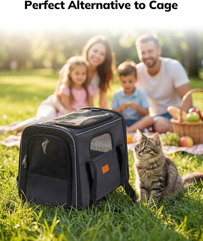 Morpilot Pet Travel Carrier Bag, Soft-Sided Dog Carrier Cat Carrier Pet Carrier - Image 8