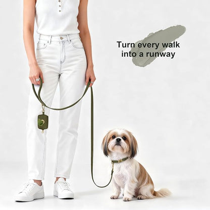 Didog Soft PU Leather Dog Collar, Stylish Quick Released Dog Collars - Image 4