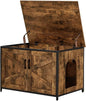 unipaws Top Opening Cat Litter Box Enclosure, Friendly to Elderly People by unipaws