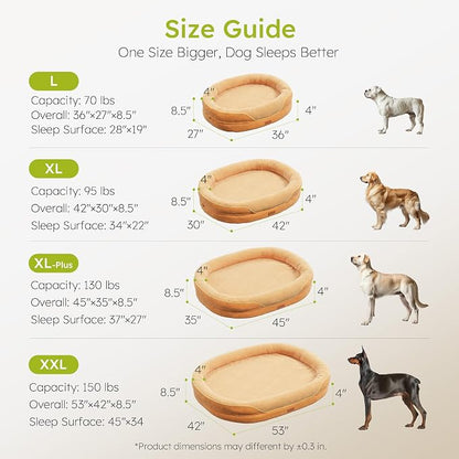 XXL Orthopedic Dog Bed, 53 in. Dog Bed - Image 7