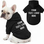 Custom Text & Logo Dog Hoodie, Embroidery Pet Sweaters by Noni
