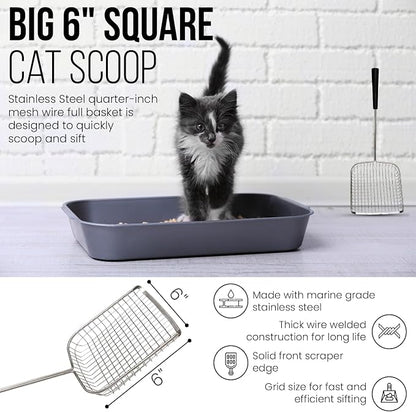 Sand Dipper Cat Poop Scooper & Chicken Poop Scooper - Image 3