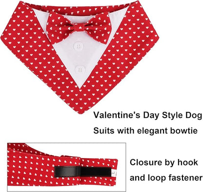 ADOGGYGO Valentine Dog Tuxedo Bandana - Image 3