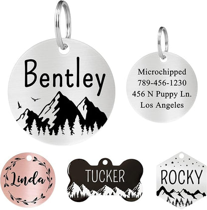 Ultra Joys Stainless Steel Pet ID Tag by UltraJoys