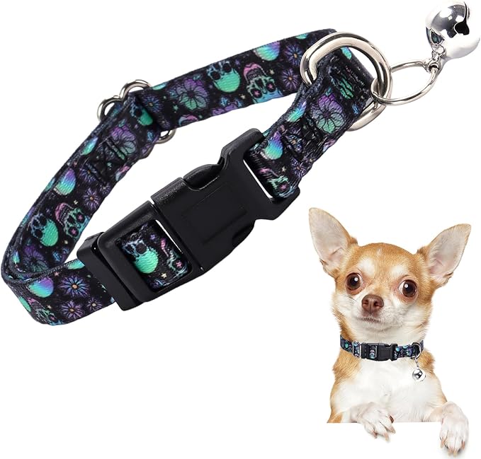 XS Dog Collar with Bell by ONEFOJOJO