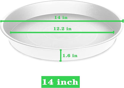 2 Pack of 14 inch Plant Saucers Bird Bath Bowl, Plant Saucer 14" Round - Image 3