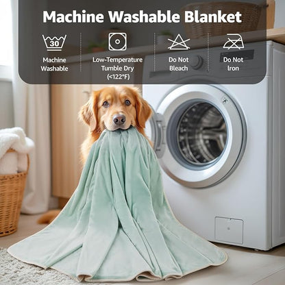 LOOBANI Waterproof Dog Blanket for Couch: Reversible Flannel Bed Blanket for - Image 8
