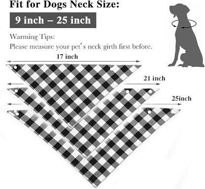 Plaid Bandana Triangle Scarf by Brand - Image 3