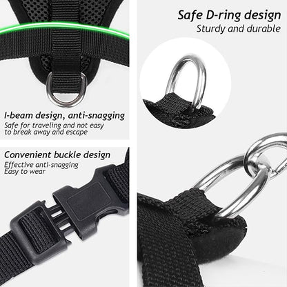 shudyear Summer cat Chest Harness and Leash, Anti-Escape Adjustable Soft mesh - Image 4