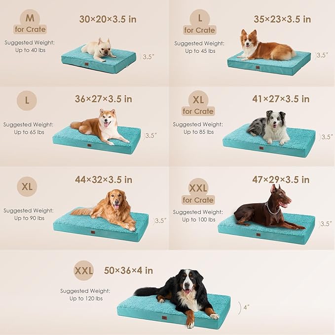 EHEYCIGA Orthopedic XL Dog Beds - Image 2