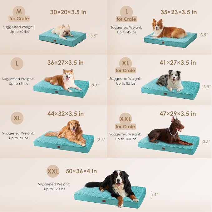 EHEYCIGA Orthopedic XL Dog Beds - Image 2