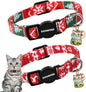 Cat Collar, 2 Pack Cat Collars Breakaway by DOGWONG