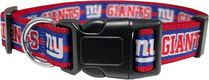 Pets First NFL New York Giants Licensed PET COLLAR, Large by PETSFIRST