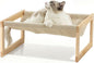 FUKUMARU Dog Bed, Large Breathable Elevated Cat Hammock, Wooden Cat Beds by FUKUMARU