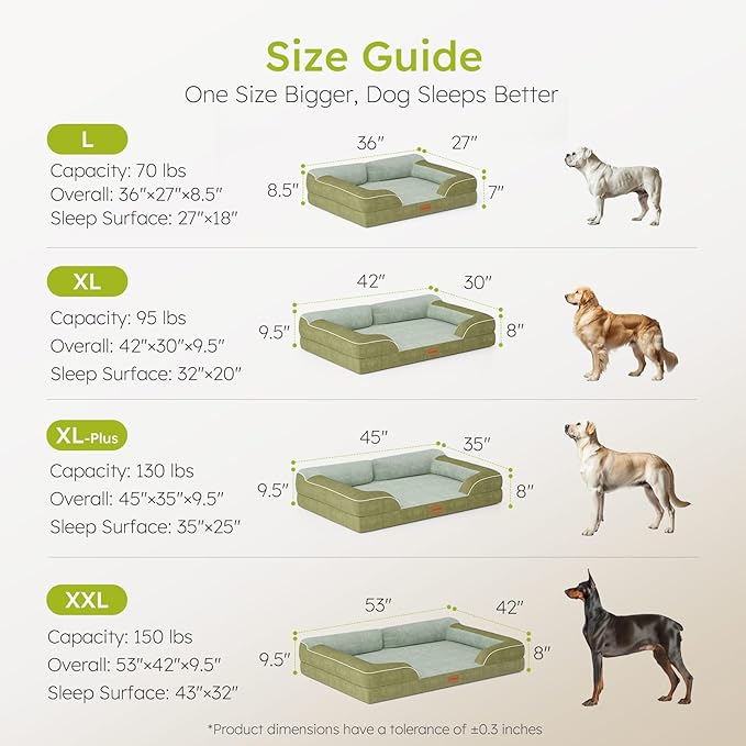 Dog Beds for Large Dogs, Orthopedic Dog Bed - Image 8