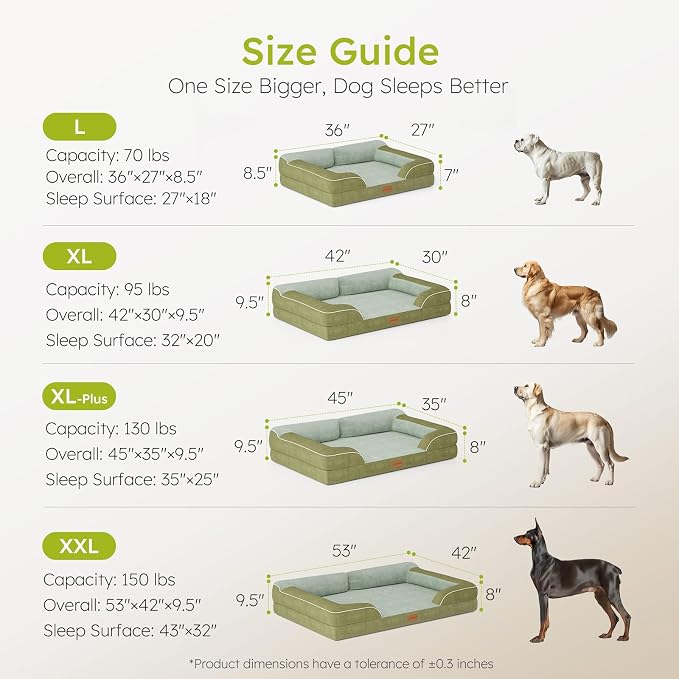 Jumbo Dog Bed for Extra Large Dogs, Orthopedic Dog Bed - Image 8
