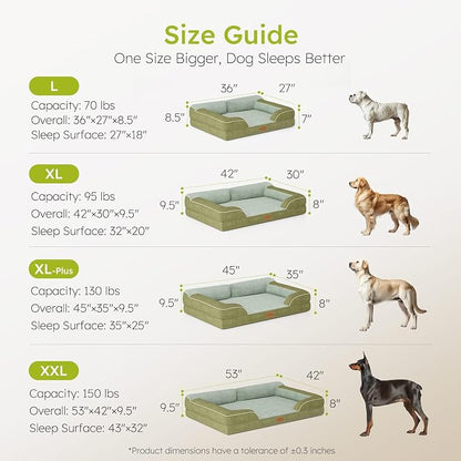 Jumbo Dog Bed for Extra Large Dogs, Orthopedic Dog Bed - Image 8