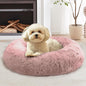 JOLLYVOGUE Calming Dog Bed Medium Size Dog, Anti-Anxiety Donut Medium Pet Bed by JOLLYVOGUE