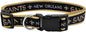 Pets First NFL New Orleans Saints Licensed PET COLLAR, Medium by PETSFIRST