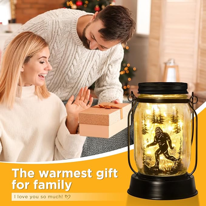 kyoryuger Bigfoot Gifts for Women/Men Bigfoot Solar Lanterns Mom Grandma - Image 3