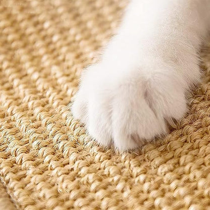 Carpet Cat Scratching Mat Sisal, 2 Packs Sisal Fabric Large 23.6" x 15.7" - Image 4